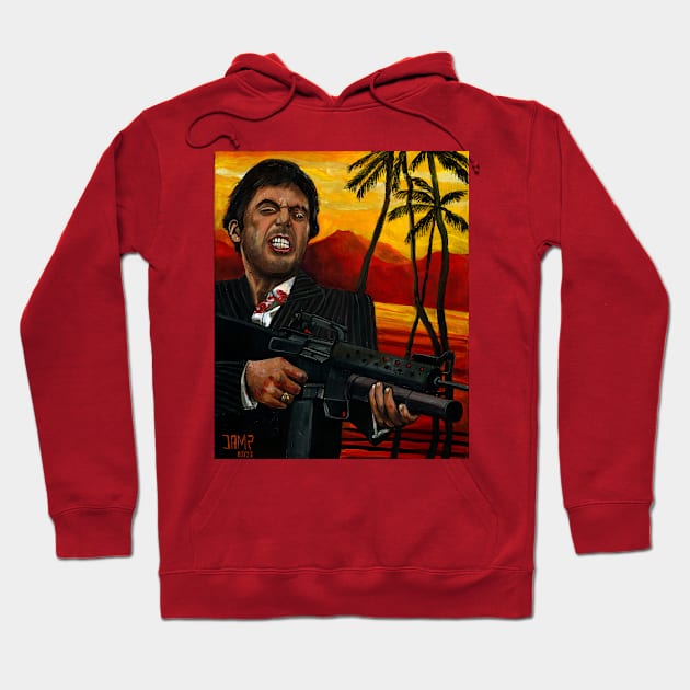 Scarface Hoodie by Horrorart